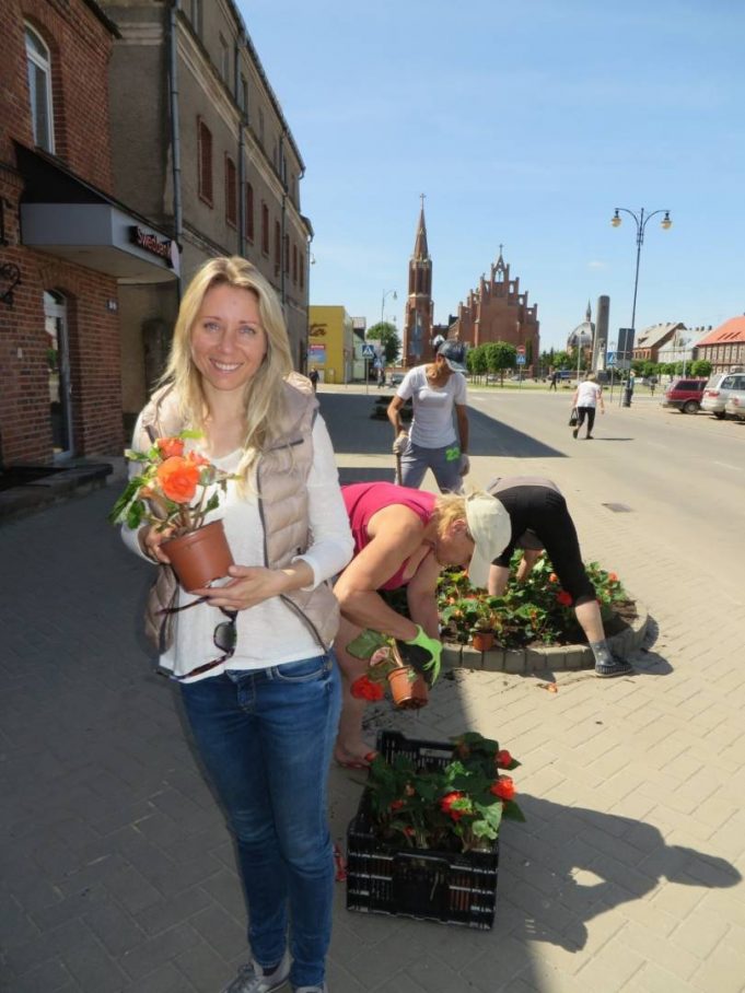 „Josvainių gėlių“ atstovė Lina Marmaitė. A. Mackuvienės nuotr.