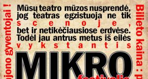 "Mikro festivalio" afiša.