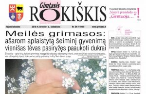 06-04 "Gimtojo Rokiškio" numeris.