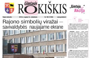 09-03 "Gimtojo Rokiškio" numeris.