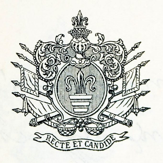 Pšezdzieckių herbas su giminės devizu „Tiesiai ir atvirai“. G. Kujelio nuotr.