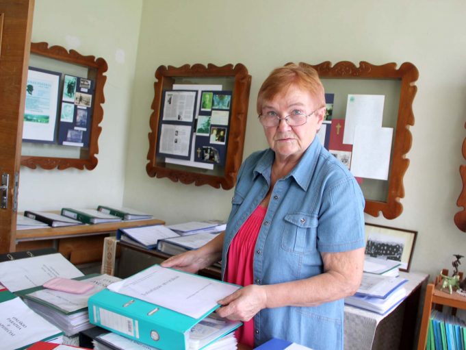 Entuziastė muziejininkė Elena Blažienė: „Kol gyva būsiu, ieškosiu ir rinksiu senienas.“ A. Minkevičienės nuotr. 