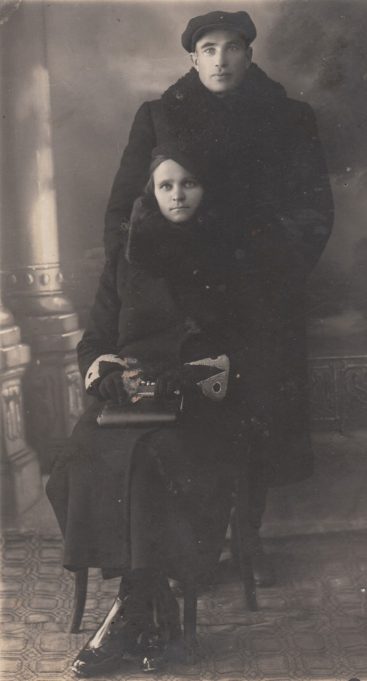 Juozo Guzevičiaus sesuo Emilija su vyru Antanu 1937-ųjų liepos 5-ąją.