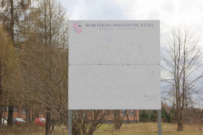 Miesto planas Taikos gatvėje. A.Minkevičienės nuotr. 