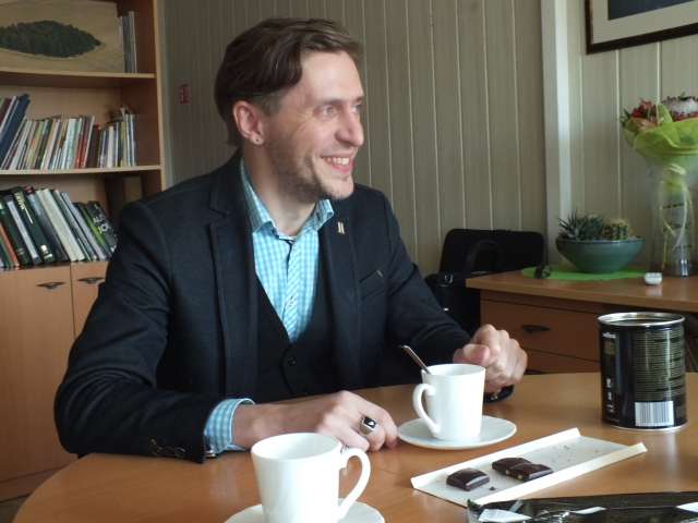 . „Mūsų išskirtinumas yra ir tai, kad atkreipiame dėmesį į mažuosius miestelius, kuriuose galės vykti kultūros sostinės renginiai“, – sakė Erikas Druskinas. A. Minkevičienės nuotr.