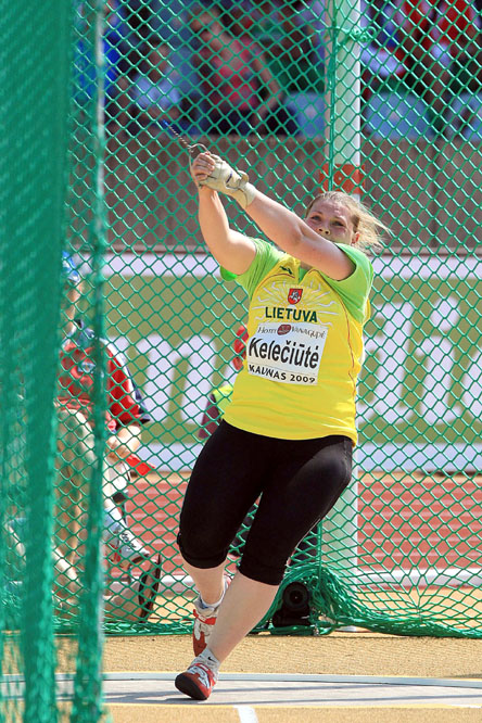 Vaida Kelečiūtė pasiekė geriausią sezono rezultatą. Eltos nuotr.