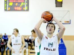 Studentų krepšinio kovose dalyvavo rokiškėnas Mantas Virbalas. . Basketnews.lt nuotr.