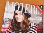 Marija Korenkaitė papuošė žurnalo „Moteris“ viršelį.