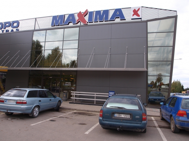 Rokiškyje duris užvėrė parduotuvė „Maxima X“. L.Dūdaitės nuotr.