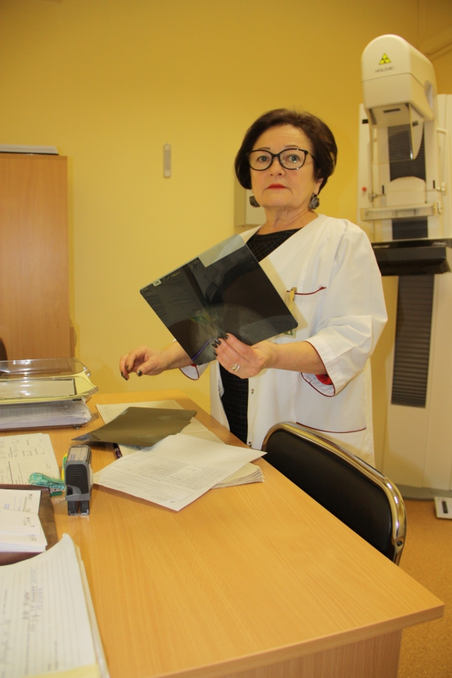 VšĮ Rokiškio rajono ligoninės Radiologijos skyriaus vedėja Liudmila Kotliarova ragina pacientus nelikti abejingiems savo sveikatai ir nedelsti kreiptis į medikus.
