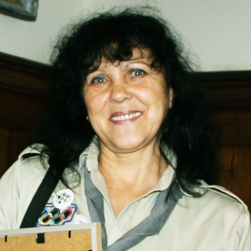 Jurgio Kairio vardo skautų draugovės vadovė Eleonora Baršienė. N. Byčkovskio nuotr.