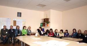 Juodupės gimnazijos mokytojai susitiko su rajono švietimo lyderiais.